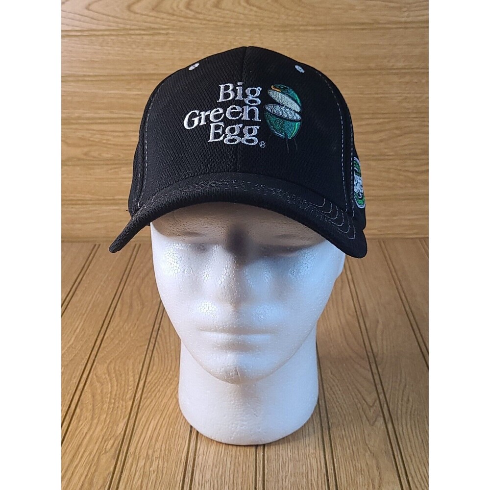 Big Green Egg BGE Adjustable Hat Cap Green 2 Embroidered Logos EGGSPERT